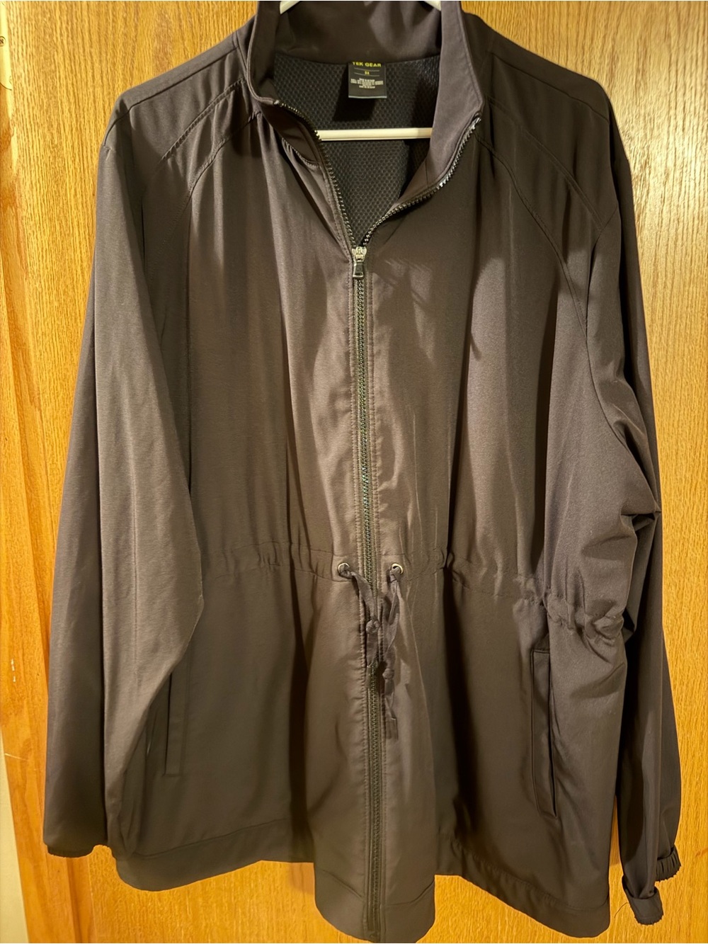 tek gear Women's Black Utility Jacket with Drawstring Waist